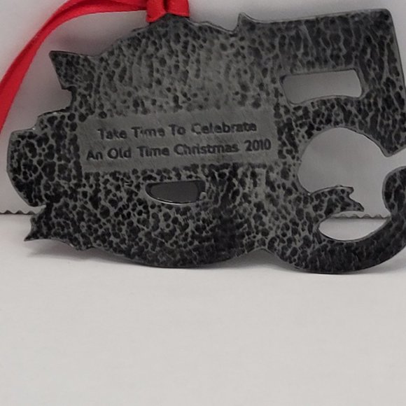 Silver Dollar City 50th Anniversary Made in USA Christmas Pewter Ornament 2010 - Picture 4 of 7